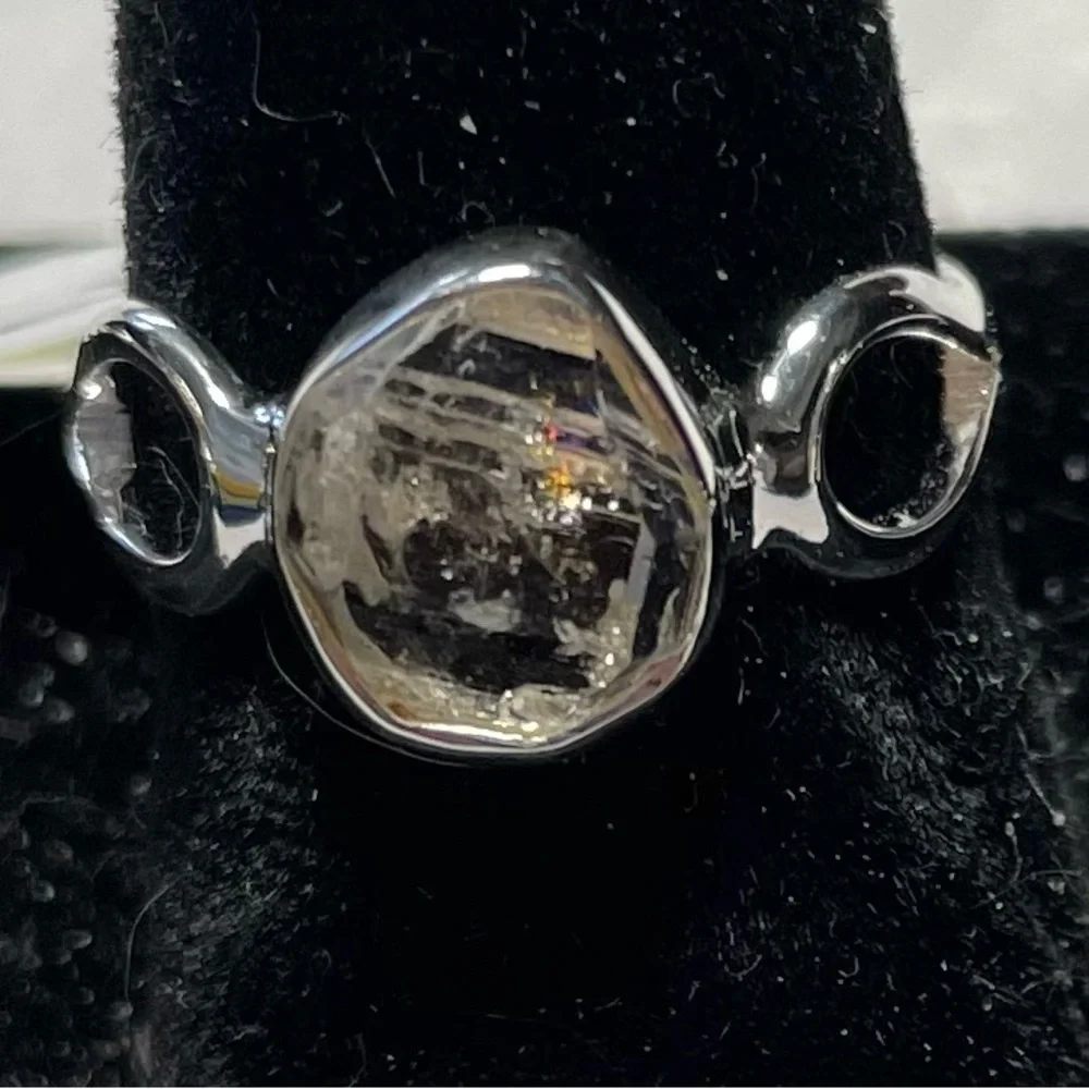 Herkimer diamond ring